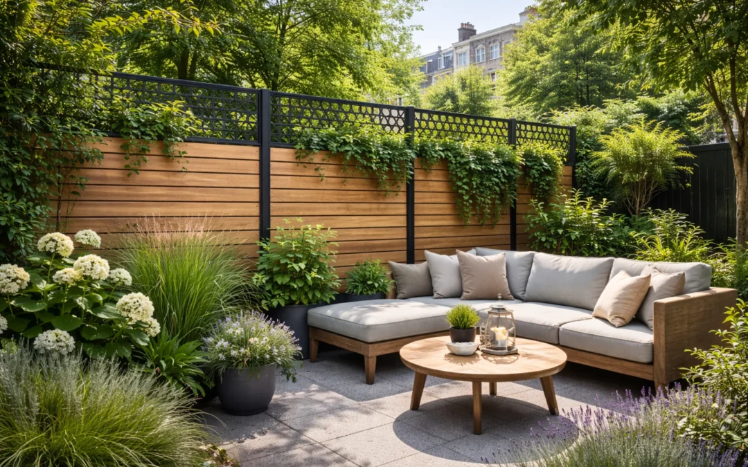 Tuinafscheiding Amsterdam: Afbakening die privacy en licht combineert